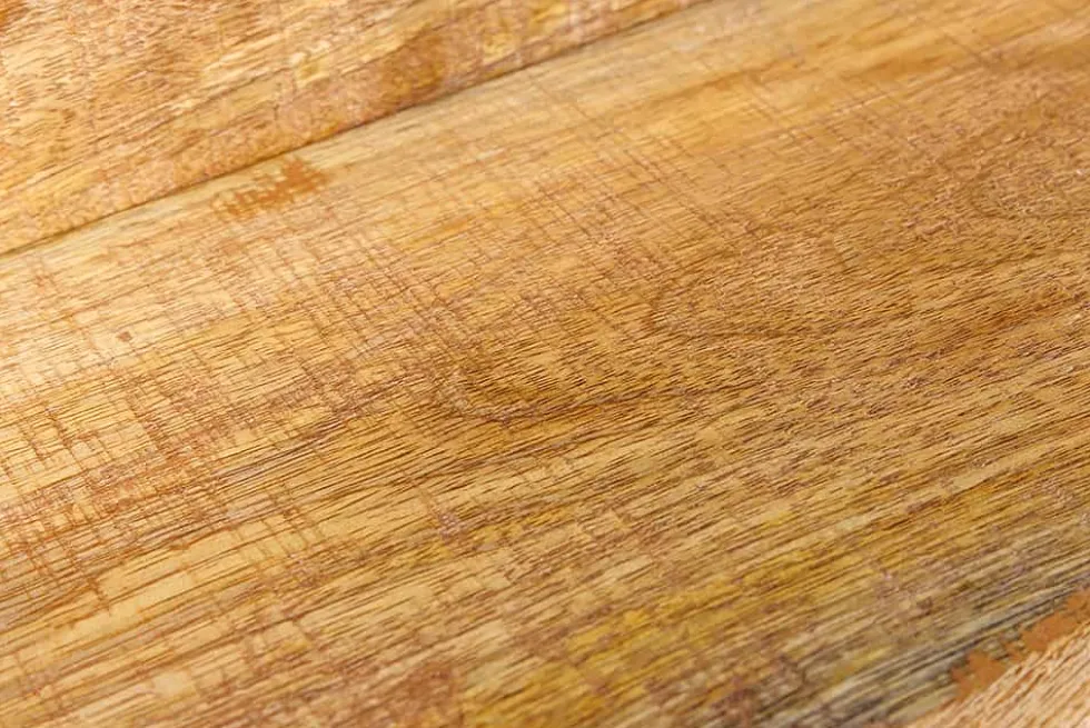 Massives Wandregal MAKASSAR 140cm natur Mangoholz handmade