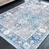 Vintage Teppich HERITAGE 230x160cm blau beige rot Flachgewebe Muster